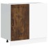 Mueble bajo fregadero Lucca madera contrachapada roble