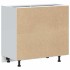 Mueble bajo fregadero Lucca madera contrachapada roble