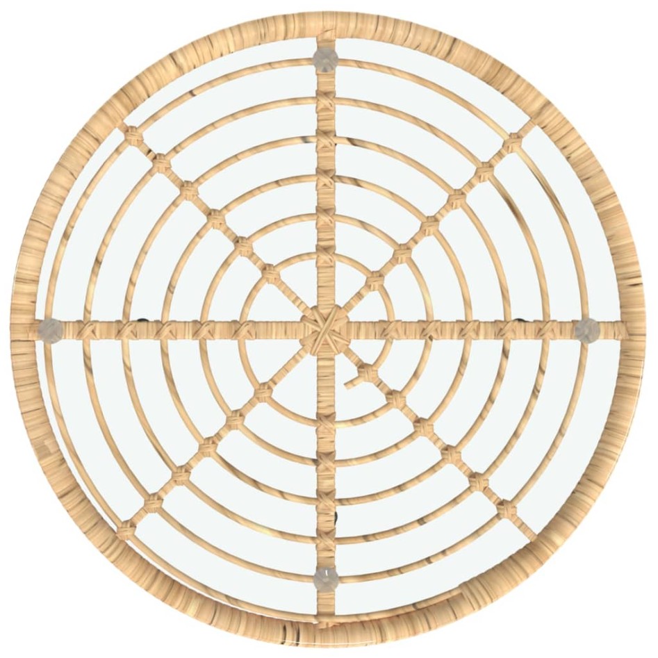 Juego de comedor de jardín 5 piezas ratán