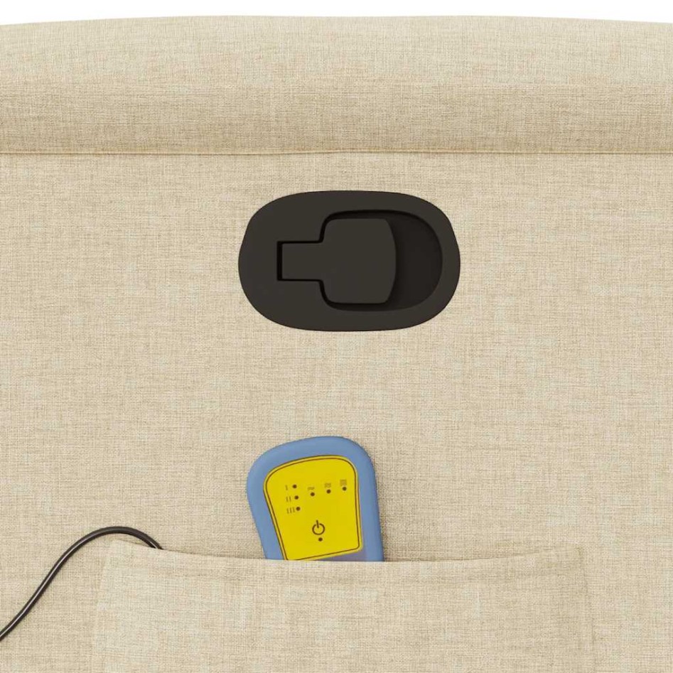 Sillón de masaje reclinable de tela