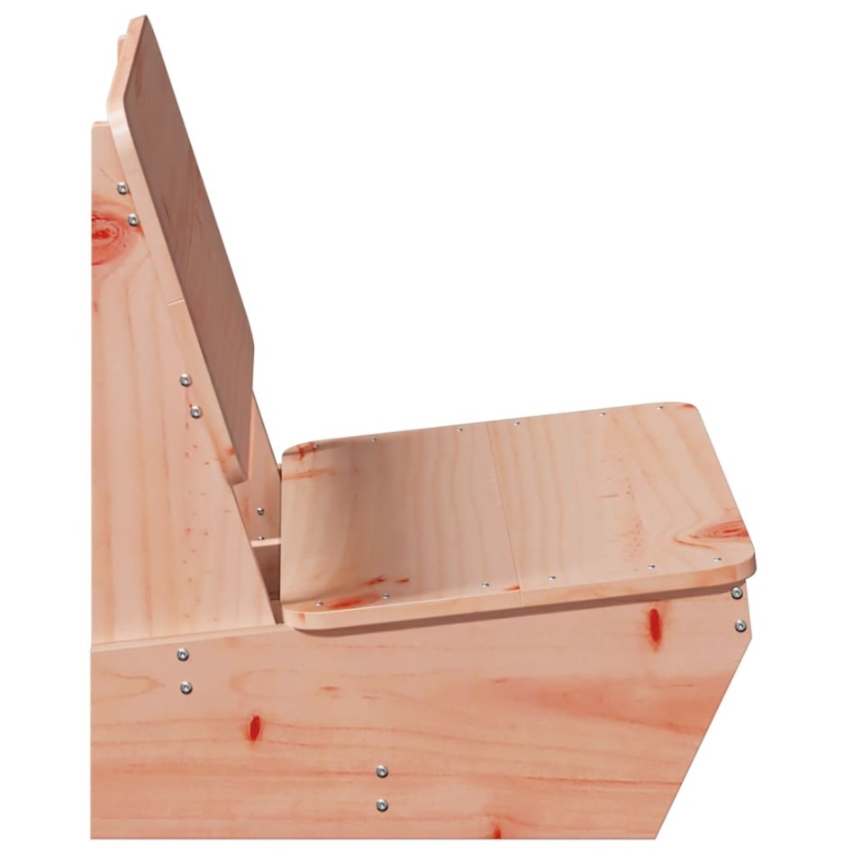 Sillas de jardín 2 uds madera abeto douglas 60x64x70,5