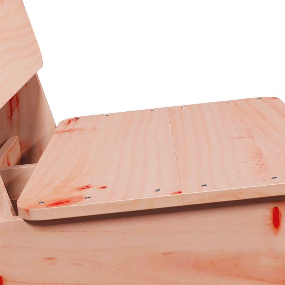 Sillas de jardín 2 uds madera abeto douglas 60x64x70,5