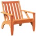 Sillas de jardín adirondack 2 uds marrón cera 75x77x77
