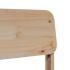 Sillas de jardín 2 uds madera maciza pino 60x52,5x72