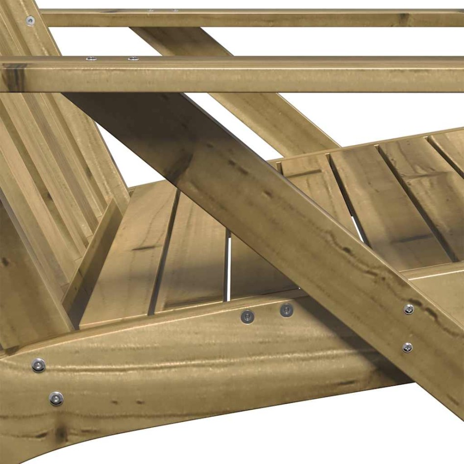 Sillas Adirondack de jardín 2 unidades 75x77x77