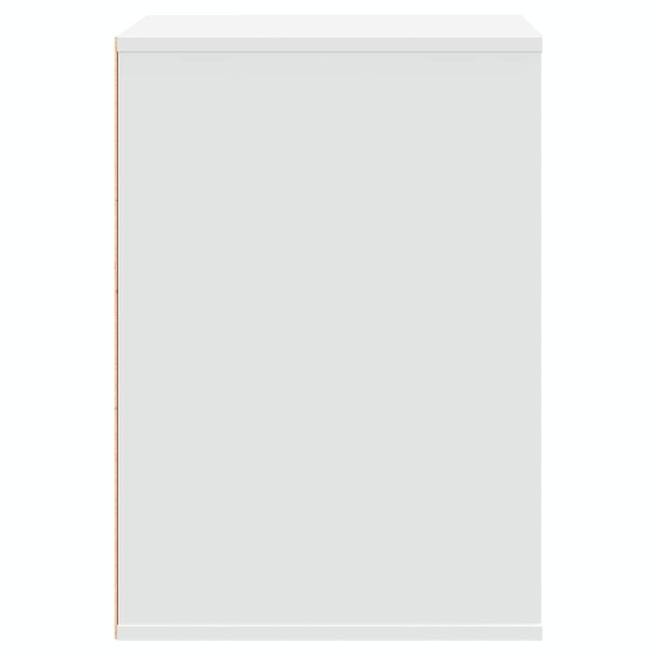 Cajonera de esquina madera de ingeniería blanca 60x41x58