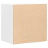 Cajonera de esquina madera de ingeniería blanca 60x41x58