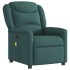 Sillón reclinable de masaje eléctrico tela verde