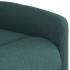 Sillón reclinable de masaje eléctrico tela verde