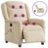 Sillón reclinable de masaje eléctrico tela color