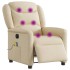Sillón reclinable de masaje eléctrico tela color