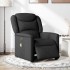 Sillón reclinable de masaje eléctrico tela