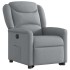 Sillón eléctrico reclinable elevable de tela gris