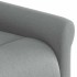 Sillón reclinable de masaje eléctrico tela gris