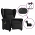 Sillón reclinable de masaje eléctrico tela