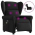 Sillón reclinable de masaje eléctrico tela