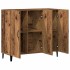 Aparador de madera de ingeniería envejecido 90x34x80