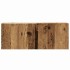 Conjunto de mueble de TV 3 piezas montado la pared madera