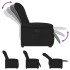 Sillón reclinable elevable tela