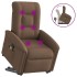 Silla de masaje reclinable de pie de tela