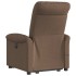 Silla de masaje reclinable de pie de tela