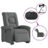 Sillón eléctrico reclinable elevable de tela gris
