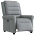 Sillón reclinable eléctrico tela gris