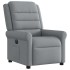 Sillón reclinable eléctrico tela gris