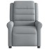 Sillón reclinable eléctrico tela gris