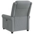 Sillón reclinable eléctrico tela gris