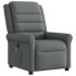 Sillón reclinable de masaje eléctrico tela gris