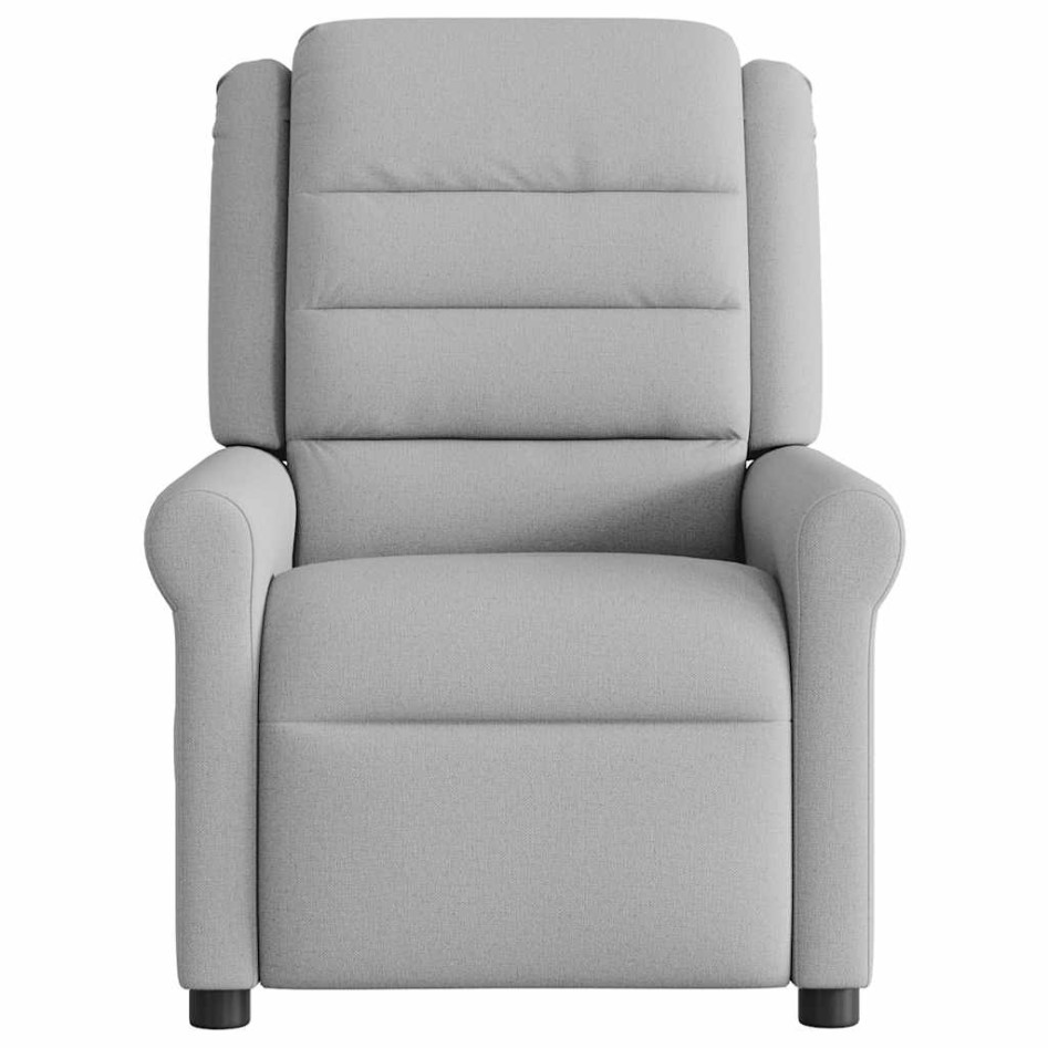 Sillón reclinable de masaje eléctrico tela gris