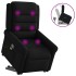 Sillón reclinable de masaje elevable tela