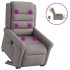 Sillón de masaje eléctrico reclinable elevable tela