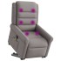 Sillón de masaje eléctrico reclinable elevable tela