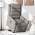 Sillón de masaje eléctrico reclinable elevable tela