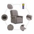 Sillón de masaje eléctrico reclinable elevable tela