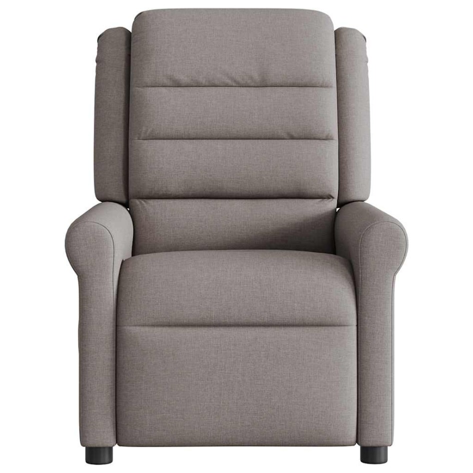 Sillón reclinable de masaje eléctrico tela gris