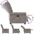 Sillón reclinable de masaje eléctrico tela gris