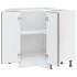 Mueble bajo esquinero de cocina Lucca madera ingeniería