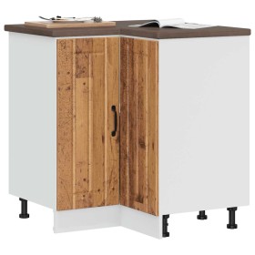 Mueble bajo esquina de cocina Lucca madera