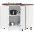 Mueble bajo esquina de cocina Lucca madera