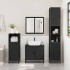 Juego de muebles de baño 3 pzas madera contrachapada