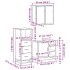 Set de muebles baño 3 pzas madera contrachapada roble