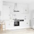 Mueble de cocina Kalmar blanco 7 piezas madera