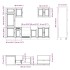 Mueble de cocina Kalmar blanco 7 piezas madera