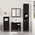 Juego de muebles de baño 3 pzas madera contrachapada