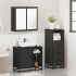 Juego de muebles de baño 3 pzas madera contrachapada