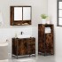 Set de muebles baño 3 pzas madera contrachapada roble