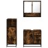Set de muebles baño 3 pzas madera contrachapada roble